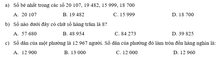Bài 1. Ôn tập các số đến 100 000 (tiết 2) trang 5, 6 Vở thực hành Toán 4 1