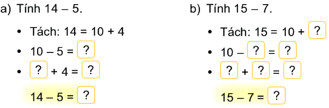Bài 11: Phép trừ (qua 10) trong phạm vi 20 8 1