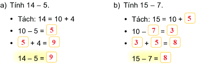 Bài 11: Phép trừ (qua 10) trong phạm vi 20 8 2