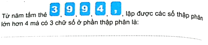 Bài 14: Luyện tập chung (tiết 1) trang 49 vở bài tập Toán 5 - Kết nối tri thức 3 1