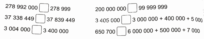 Bài 14. So sánh các số có nhiều chữ số (tiết 1) trang 40 Vở thực hành Toán 4 0 1