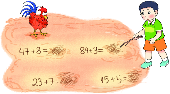 Bài 19: Phép cộng (có nhớ) số có hai chữ số với số có một chữ số 9 1