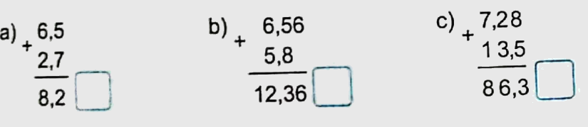 Bài 19: Phép cộng số thập phân (tiết 1) trang 64 vở bài tập Toán 5 - Kết nối tri thức 2