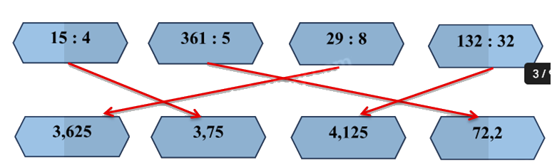 Bài 22: Phép chia số thập phân (tiết 2) trang 74 vở bài tập Toán 5 - Kết nối tri thức 3