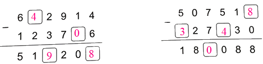 Bài 23. Phép trừ các số có nhiều chữ số (tiết 2) trang 66 Vở thực hành Toán 4 4