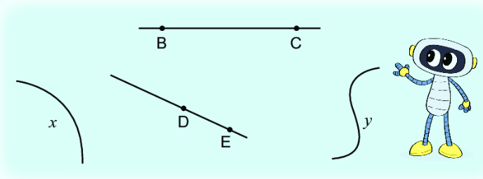Bài 25. Điểm, đoạn thẳng, đường thẳng, đường cong, ba điểm thẳng hàng 7