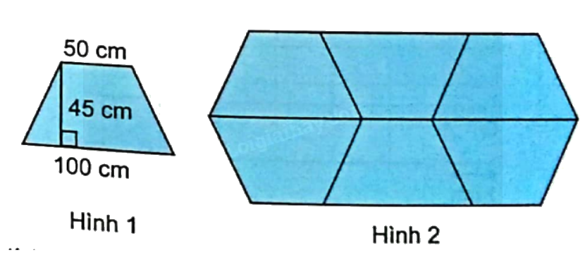 Bài 26: Hình thang. Diện tích hình thang (tiết 3) trang 93 vở bài tập Toán 5 - Kết nối tri thức 1