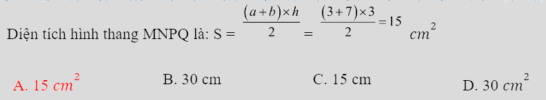 Bài 26: Hình thang. Diện tích hình thang (tiết 3) trang 93 vở bài tập Toán 5 - Kết nối tri thức 3 2