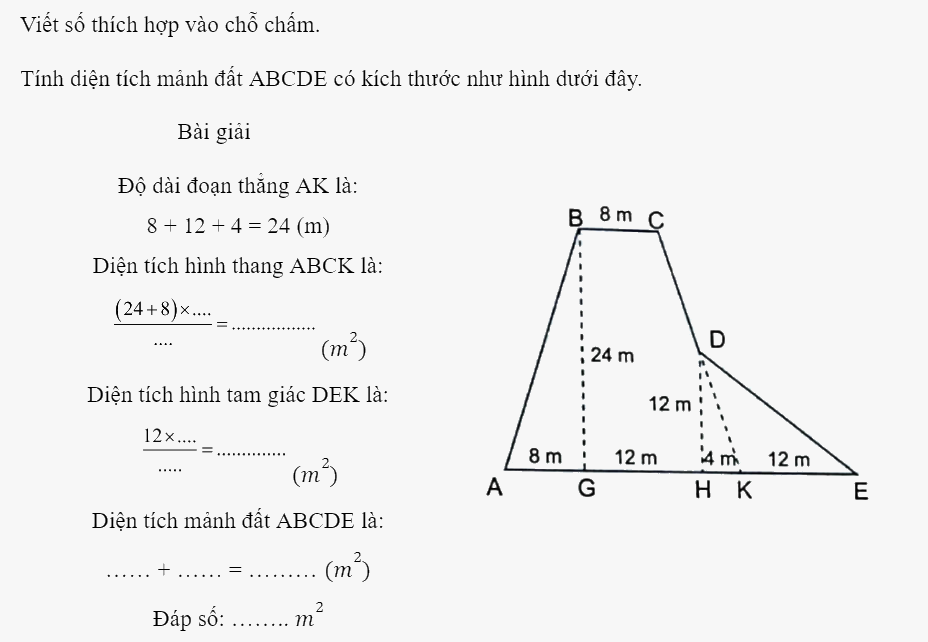 Bài 29: Luyện tập chung (tiết 2) trang 108 vở bài tập Toán 5 - Kết nối tri thức 1 1