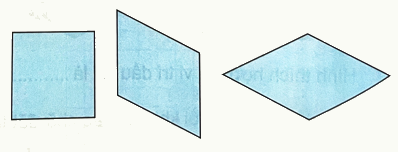 Bài 31: Hình bình hành, hình thoi (tiết 3) trang 88 Vở thực hành Toán 4 1 4