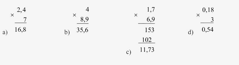 Bài 31: Ôn tập các phép tính với số thập phân (tiết 3) trang 116 vở bài tập Toán 5 - Kết nối tri thức 0 1