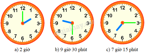 Bài 31. Thực hành và trải nghiệm xem đồng hồ, xem lịch 2