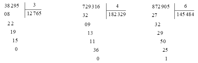 Bài 39: Chia cho số có một chữ số (tiết 1) trang 5 Vở thực hành Toán 4 0 1