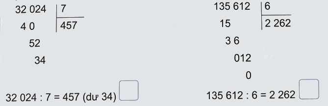 Bài 39: Chia cho số có một chữ số (tiết 1) trang 5 Vở thực hành Toán 4 1 1