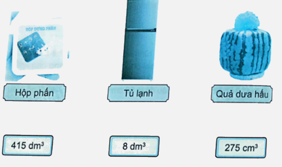 Bài 46: Xăng-ti-mét khối. Đề-xi-mét khối (tiết 2) trang 29 vở bài tập Toán 5 - Kết nối tri thức 1