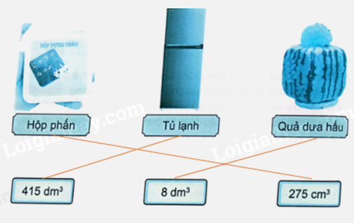 Bài 46: Xăng-ti-mét khối. Đề-xi-mét khối (tiết 2) trang 29 vở bài tập Toán 5 - Kết nối tri thức 2 2