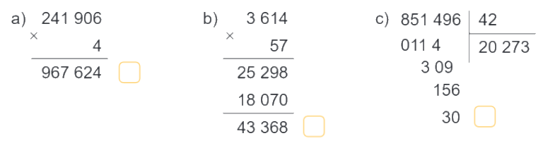 Bài 48: Luyện tập chung (tiết 3) trang 34 Vở thực hành Toán 4 0 1