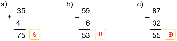 Bài 5: Ôn tập phép cộng, phép trừ (không nhớ) trong phạm vi 100 7