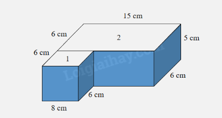 Bài 52: Thể tích của hình hộp chữ nhật (tiết 2) trang 48 vở bài tập Toán 5 - Kết nối tri thức 2