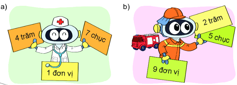 Bài 52. Viết số thành tổng các trăm, chục, đơn vị 8