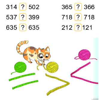 Bài 53. So sánh các số có ba chữ số 7