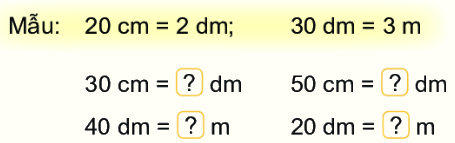 Bài 55. Đề-xi-mét. Mét. Ki-lô-mét 2