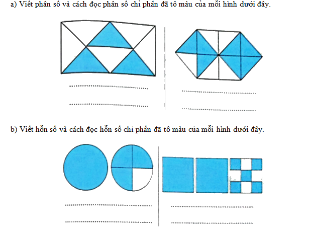 Bài 68: Ôn tập số tự nhiên, phân số, số thập phân (tiết 2) trang 97 vở bài tập Toán 5 - Kết nối tri thức 1