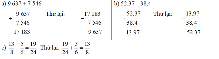 Bài 69: Ôn tập các phép tính với số tự nhiên, phân số, số thập phân (tiết 2) trang 101 vở bài tập Toán 5 - Kết nối tri thức 0 2