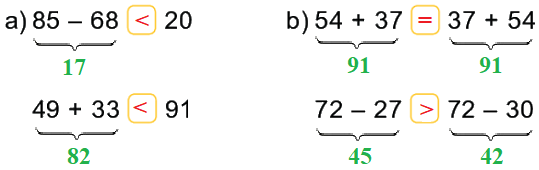 Bài 69: Ôn tập phép cộng, phép trừ trong phạm vi 100 14