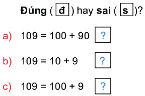 Các số từ 101 đến 110 5 1