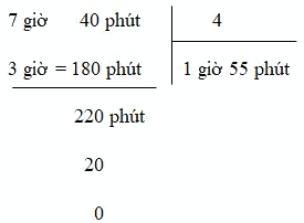 Cách nhân, chia số đo thời gian với một số - Toán 5 5