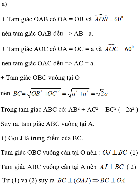 Câu 1 trang 120 SGK Hình học 11 Nâng cao 2