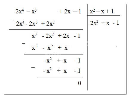 Chia đa thức cho đa thức, trường hợp chia hết 3