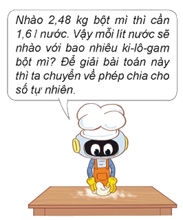 Chia một số thập phân cho một số thập phân - Toán 5 1