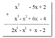 Cộng, trừ hai đa thức một biến 1