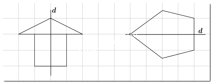 Dạng 3. Vẽ hình có trục đối xứng, tâm đối xứng Chủ đề 9 Ôn hè Toán 6 12
