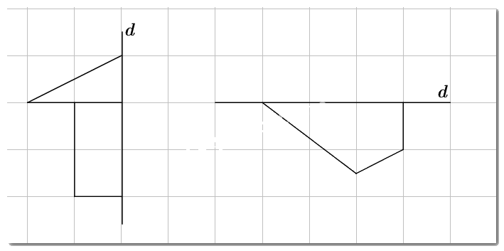 Dạng 3. Vẽ hình có trục đối xứng, tâm đối xứng Chủ đề 9 Ôn hè Toán 6 7