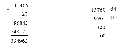 Đề kiểm tra giữa học kì 2 Toán 4 Chân trời sáng tạo - Đề số 2 1 2