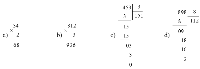 Đề kiểm tra học kì 1 Toán 3 Cánh diều - Đề số 1 1 1