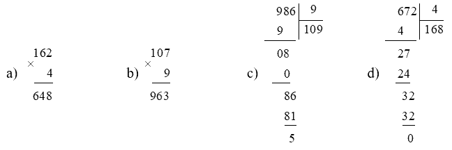 Đề kiểm tra học kì 1 Toán 3 Chân trời sáng tạo - Đề số 2 1 1