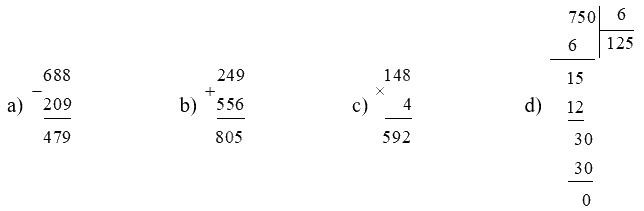 Đề kiểm tra học kì 1 Toán 3 Chân trời sáng tạo - Đề số 7 3