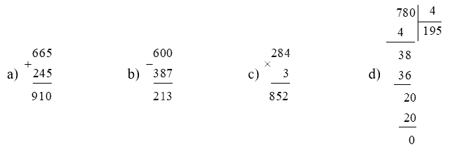 Đề kiểm tra học kì 1 Toán 3 Chân trời sáng tạo - Đề số 9 3