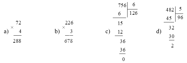 Đề kiểm tra học kì 1 Toán 3 Kết nối tri thức - Đề số 1 1 1