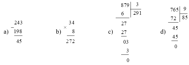 Đề kiểm tra học kì 1 Toán 3 Kết nối tri thức - Đề số 4 5