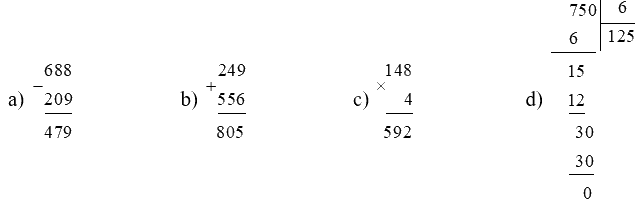 Đề kiểm tra học kì 1 Toán 3 Kết nối tri thức - Đề số 7 3