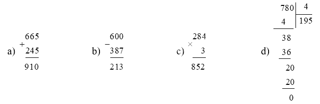 Đề kiểm tra học kì 1 Toán 3 Kết nối tri thức - Đề số 9 4