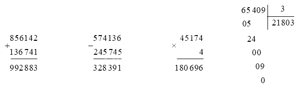 Đề kiểm tra học kì 1 Toán 4 Chân trời sáng tạo - Đề số 5 1 2