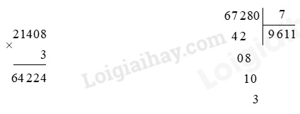 Đề kiểm tra học kì 2 Toán 3 Cánh diều - Đề số 4 1 3