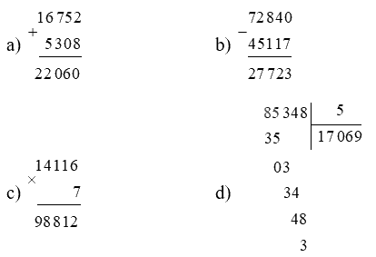 Đề kiểm tra học kì 2 Toán 3 Cánh diều - Đề số 8 1 2