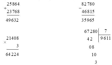 Đề kiểm tra học kì 2 Toán 3 Chân trời sáng tạo - Đề số 4 1 3